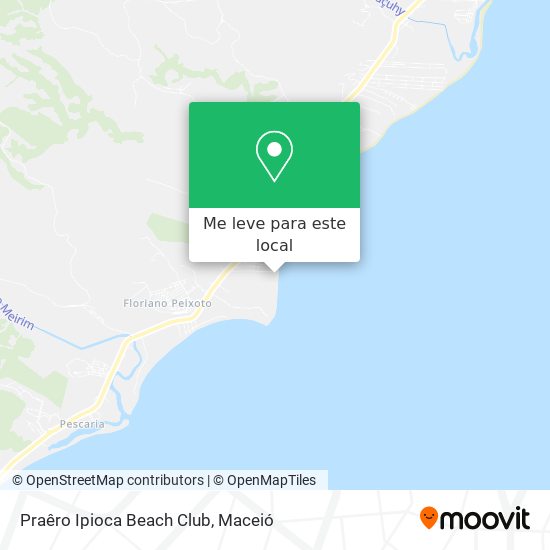 Praêro Ipioca Beach Club mapa