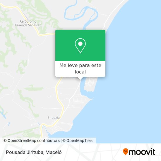Pousada Jirituba mapa