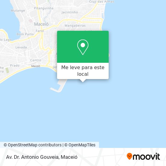 Av. Dr. Antonio Gouveia mapa
