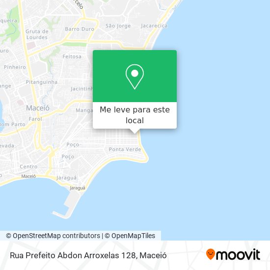 Rua Prefeito Abdon Arroxelas 128 mapa