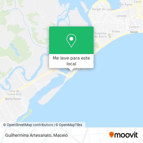 Guilhermina Artesanato mapa