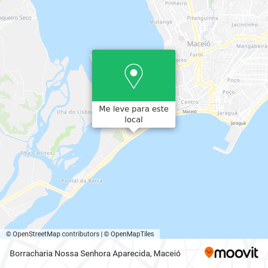 Borracharia Nossa Senhora Aparecida mapa