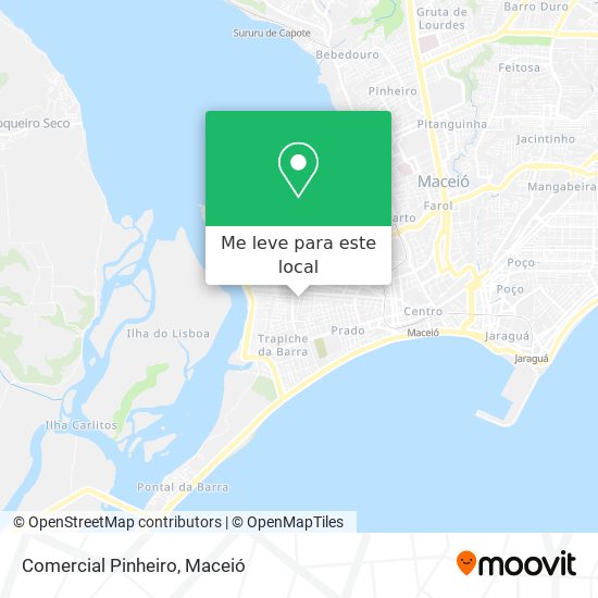 Comercial Pinheiro mapa