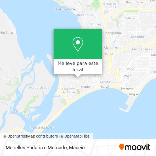 Meirelles Padaria e Mercado mapa