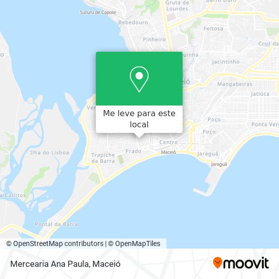 Mercearia Ana Paula mapa