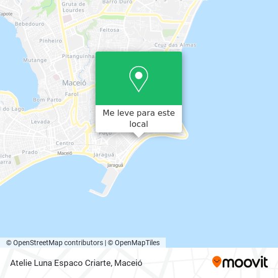 Atelie Luna Espaco Criarte mapa