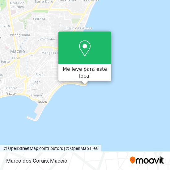 Marco dos Corais mapa