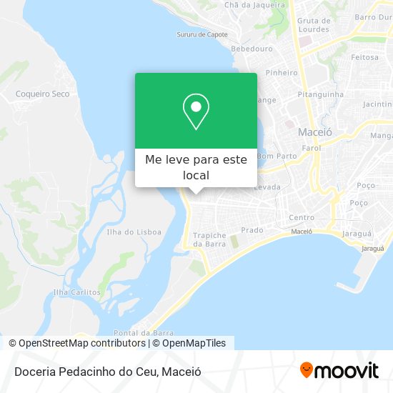 Doceria Pedacinho do Ceu mapa