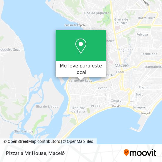Pizzaria Mr House mapa