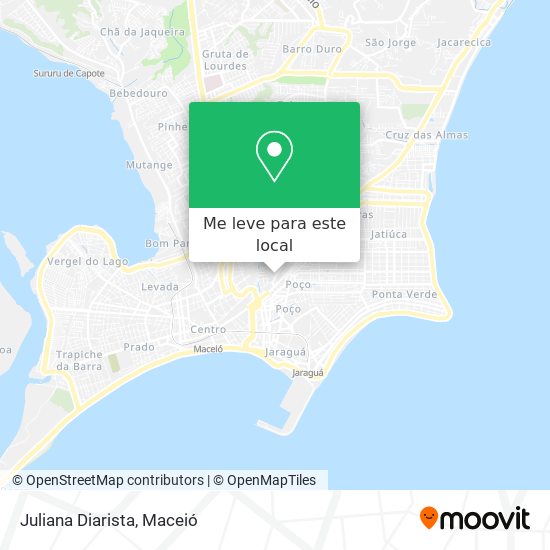 Juliana Diarista mapa