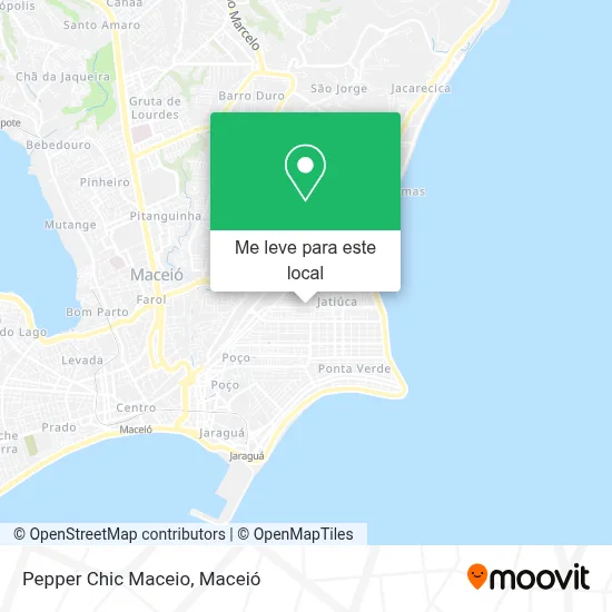 Pepper Chic Maceio mapa