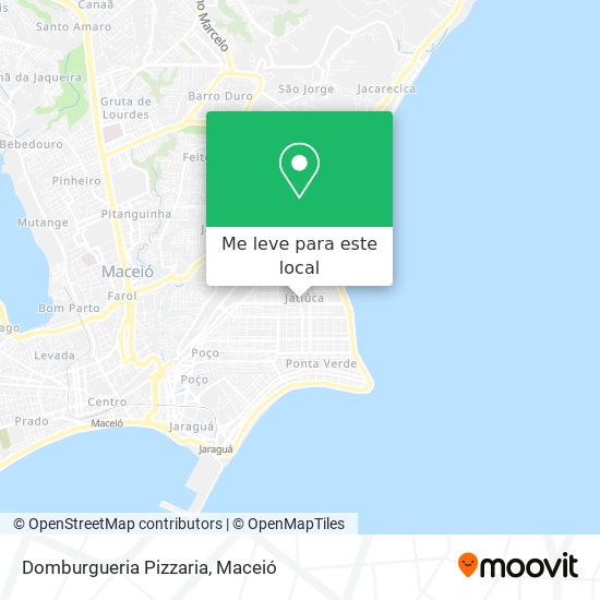 Domburgueria Pizzaria mapa
