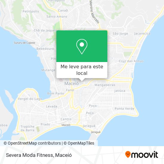 Severa Moda Fitness mapa
