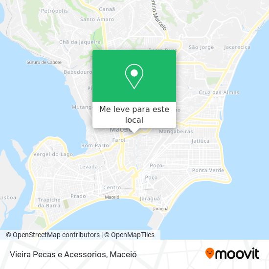 Vieira Pecas e Acessorios mapa