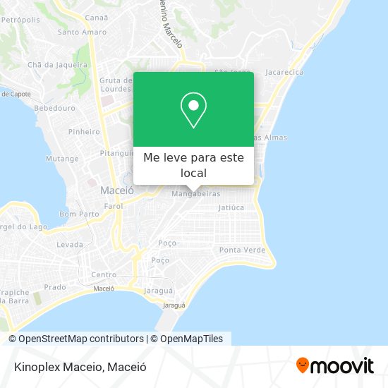 Kinoplex Maceio mapa
