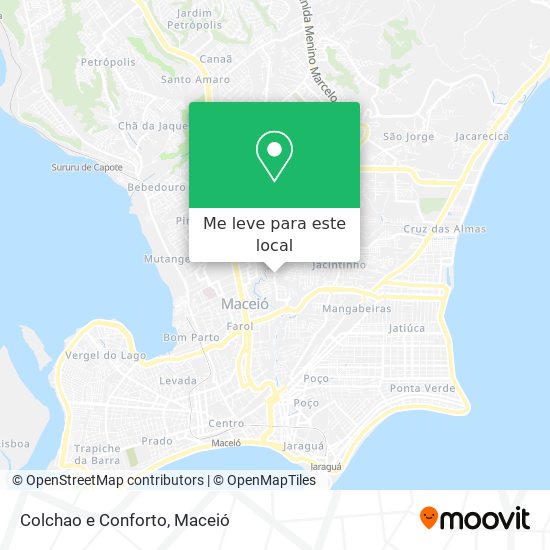 Colchao e Conforto mapa