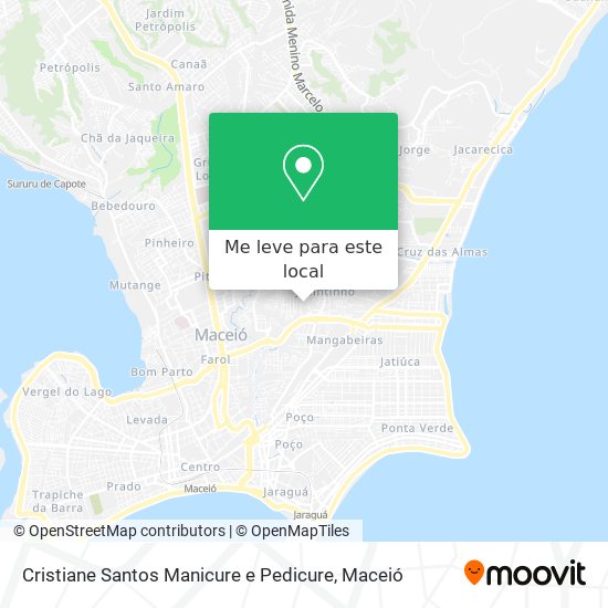 Cristiane Santos Manicure e Pedicure mapa