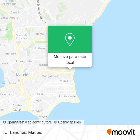Jr Lanches mapa