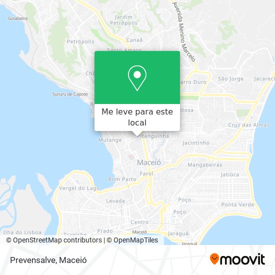 Prevensalve mapa