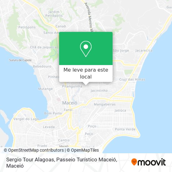 Sergio Tour Alagoas, Passeio Turístico Maceió mapa