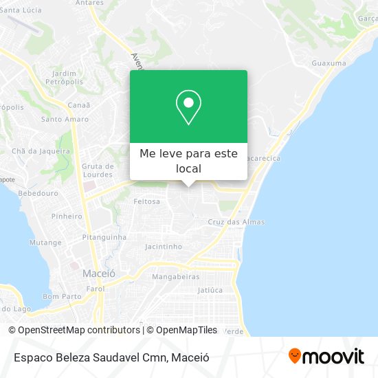 Espaco Beleza Saudavel Cmn mapa
