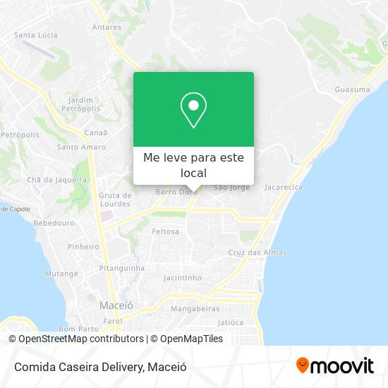 Comida Caseira Delivery mapa