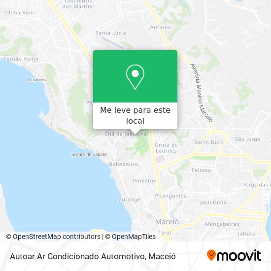 Autoar Ar Condicionado Automotivo mapa
