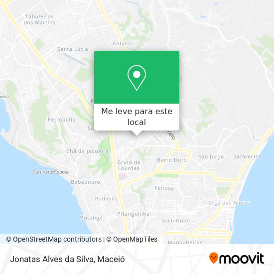 Jonatas Alves da Silva mapa
