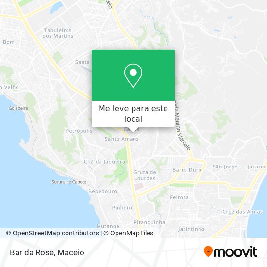 Bar da Rose mapa