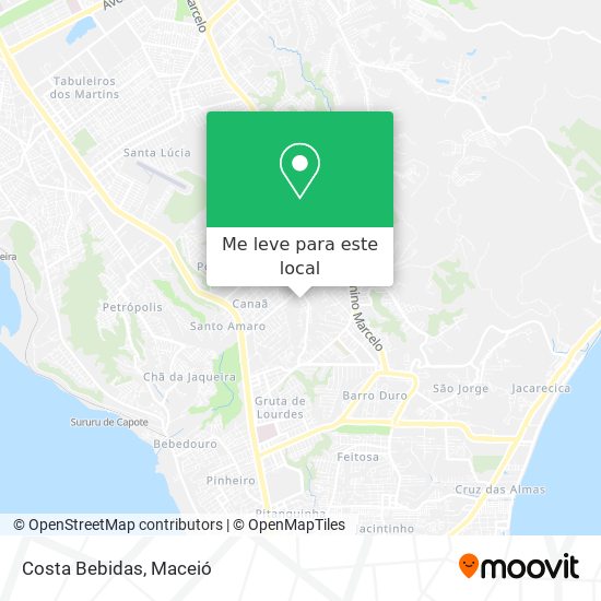 Costa Bebidas mapa