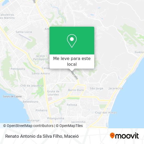 Renato Antonio da Silva Filho mapa