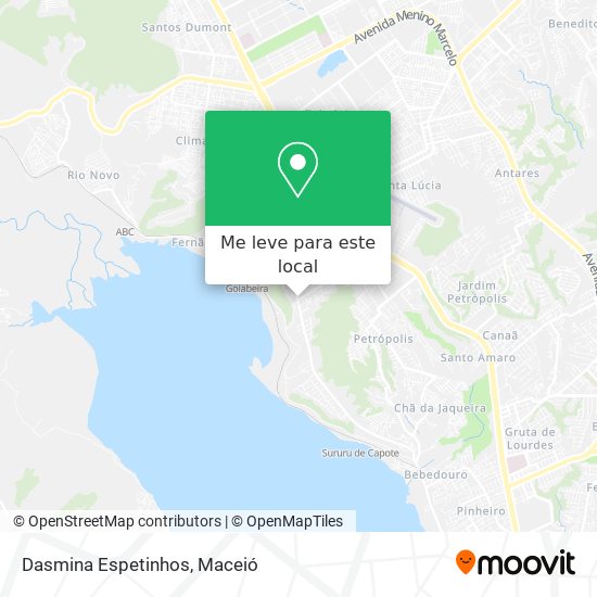 Dasmina Espetinhos mapa