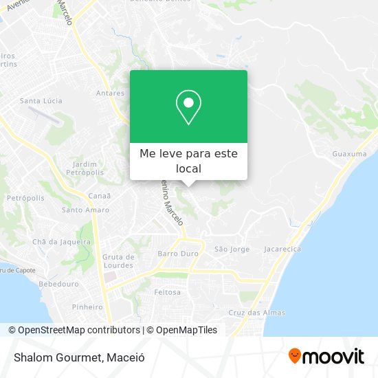 Shalom Gourmet mapa