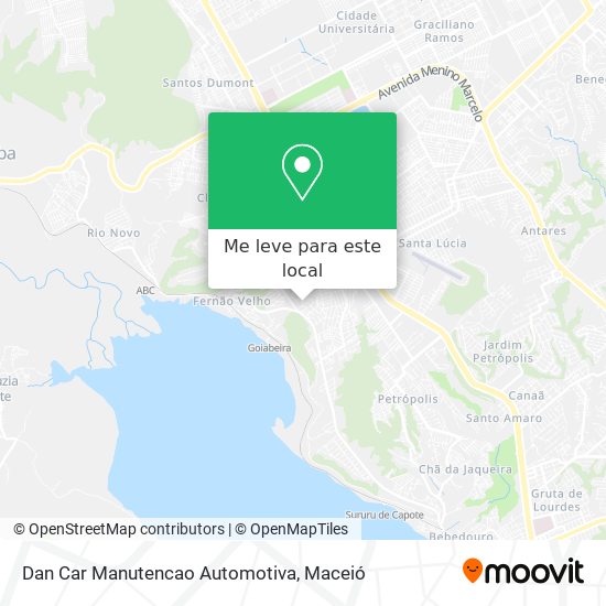 Dan Car Manutencao Automotiva mapa