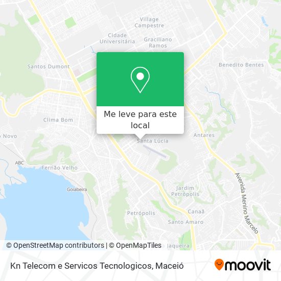 Kn Telecom e Servicos Tecnologicos mapa