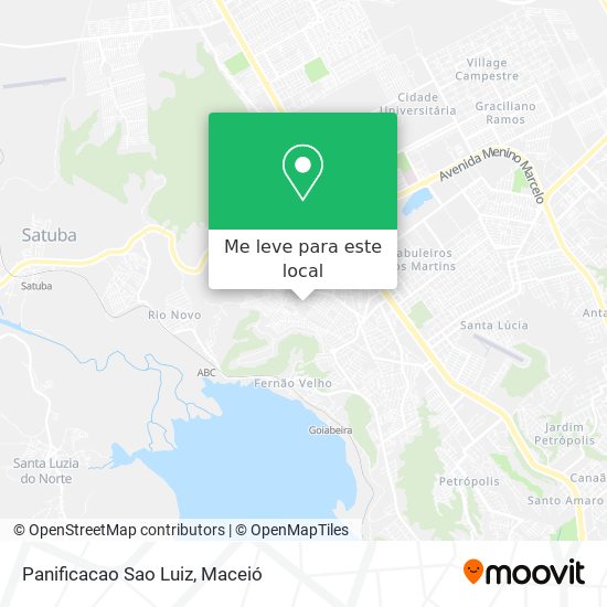 Panificacao Sao Luiz mapa