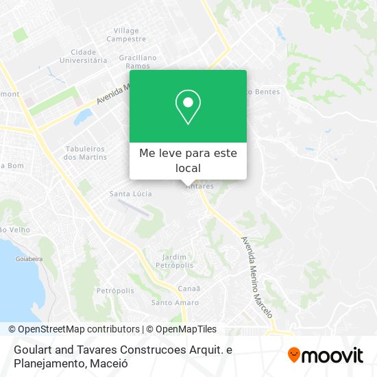 Goulart and Tavares Construcoes Arquit. e Planejamento mapa
