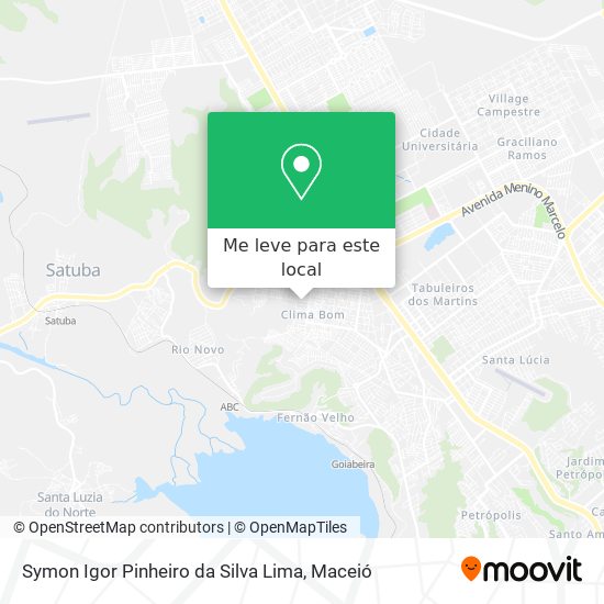 Symon Igor Pinheiro da Silva Lima mapa