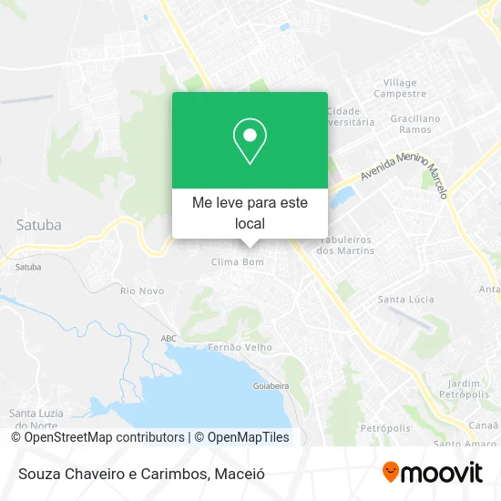 Souza Chaveiro e Carimbos mapa