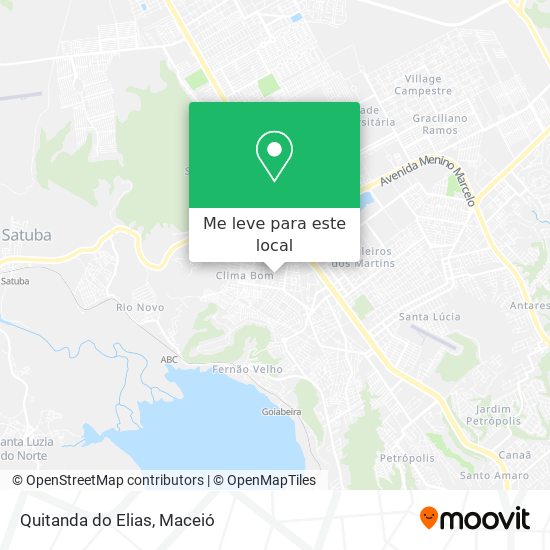 Quitanda do Elias mapa