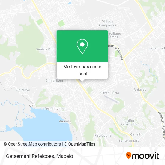 Getsemani Refeicoes mapa