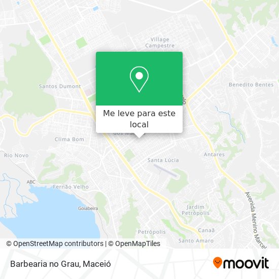 Barbearia no Grau mapa
