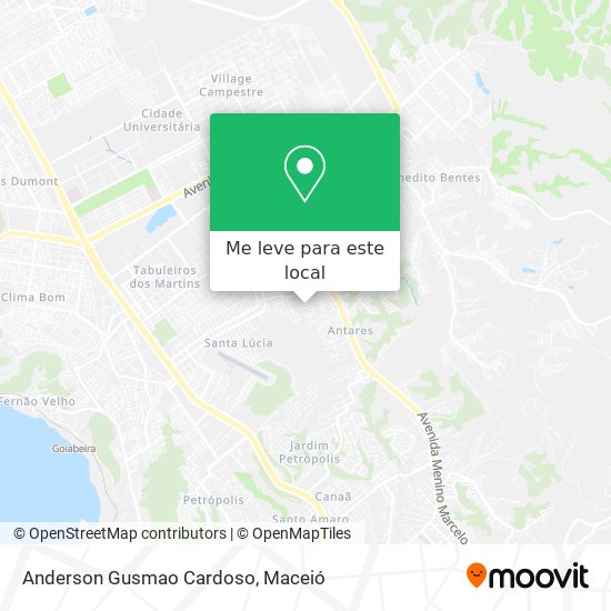 Anderson Gusmao Cardoso mapa
