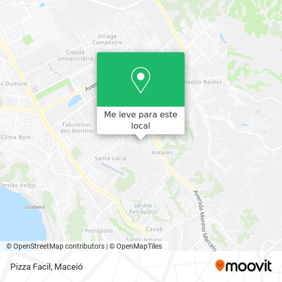 Pizza Facil mapa