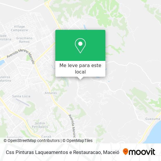 Css Pinturas Laqueamentos e Restauracao mapa
