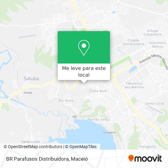 BR Parafusos Distribuidora mapa