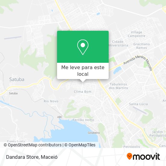 Dandara Store mapa