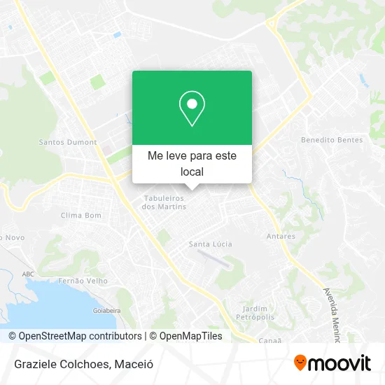 Graziele Colchoes mapa