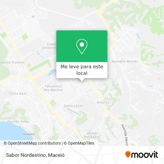 Sabor Nordestino mapa