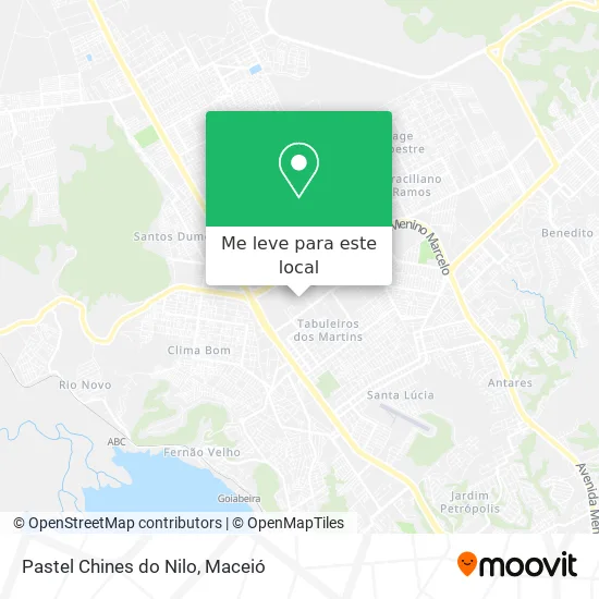 Pastel Chines do Nilo mapa